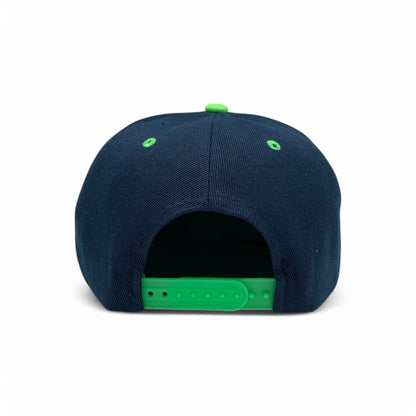 Basic Cap Plain Poly Snapback Hat 8002
