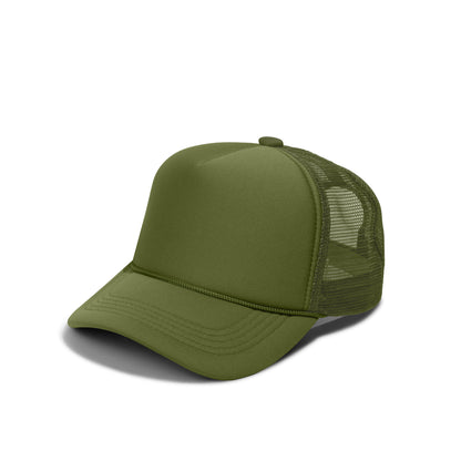 BASIC CAPS - Plain Foam Trucker Hat 8004