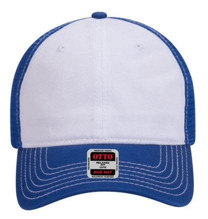 Otto Garment Washed Superior Cotton Low Profile Pro Style Mesh Back