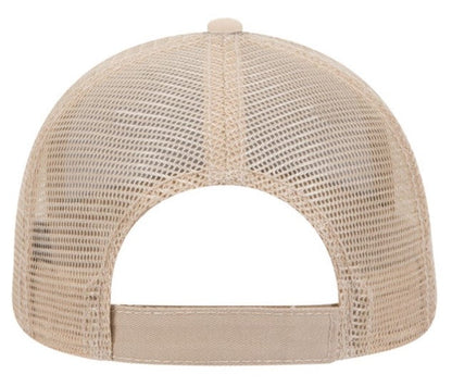 Otto Cotton Twill Colored Edge Visor Low Profile Pro Style Meshback Cap