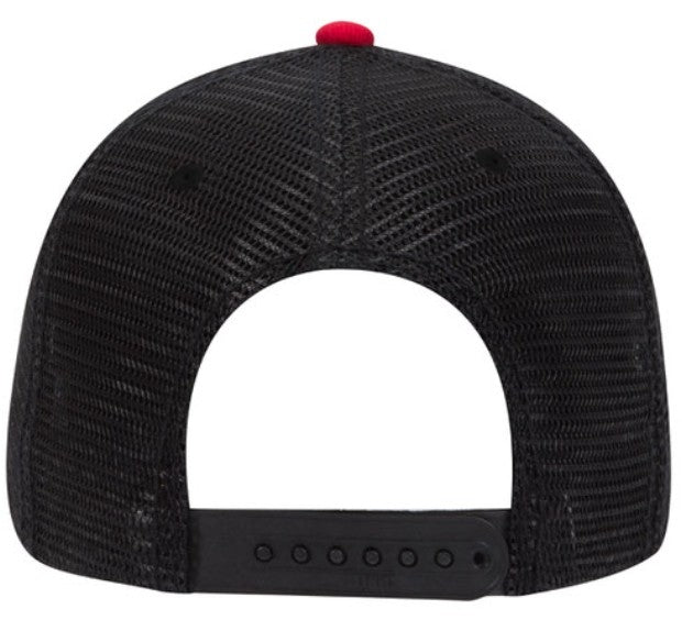 Otto Brushed Bull Denim Sandwich Visor Low Profile Pro Style Mesh Back