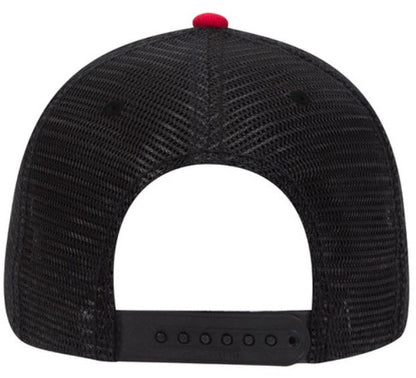 Otto Brushed Bull Denim Sandwich Visor Low Profile Pro Style Mesh Back