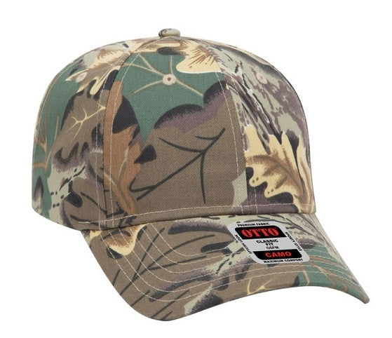 Otto Camouflage Cotton Twill Low Profile Pro Style