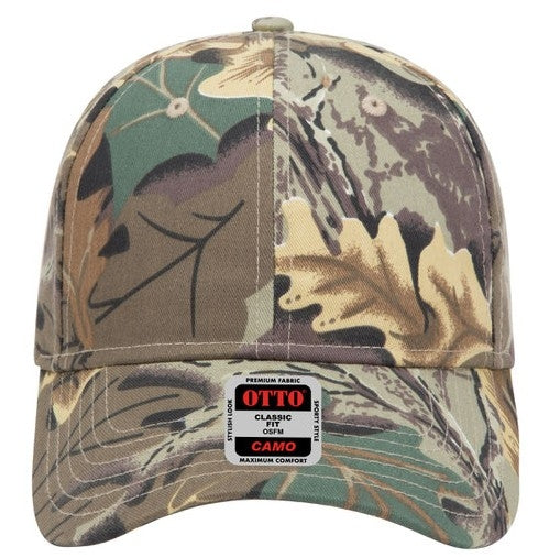 Otto Camouflage Cotton Twill Low Profile Pro Style