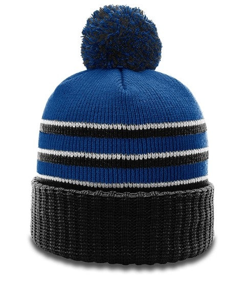 Richardson Pom Pom Knit With Cuff 12 Inch