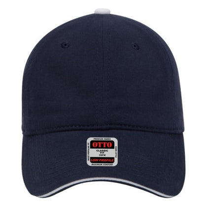 Otto Cotton Twill Sandwich Visor Garment Washed