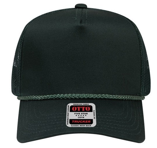 Budget Caps Otto Cotton Twill High Crown Golf Style Mesh Back