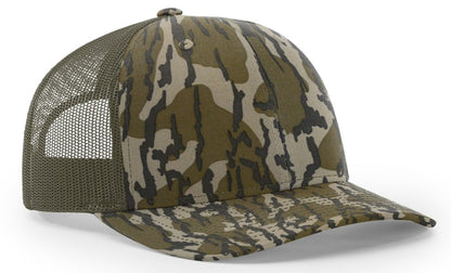 Richardson Trucker Camo Pattern Twill Trucker Mesh