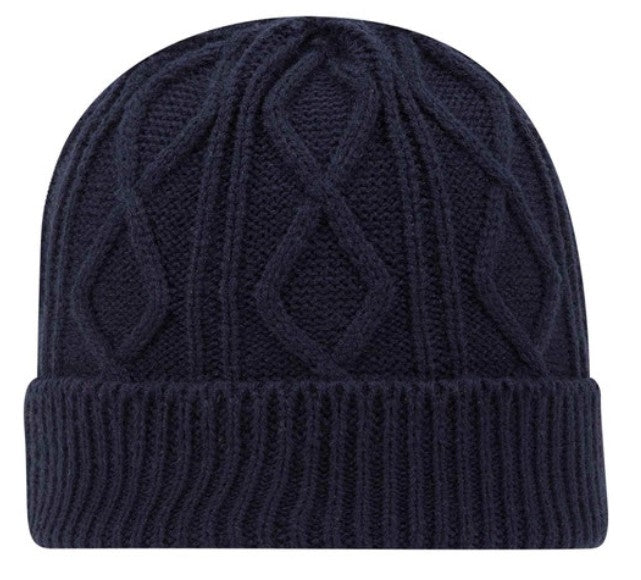 Otto Acrylic Knit Cable Knit Beanie