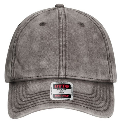 Otto 6 Panel Low Profile Snow Washed Superior Cotton Twill Cap