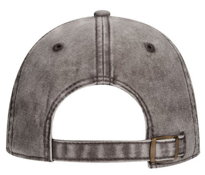 Otto 6 Panel Low Profile Snow Washed Superior Cotton Twill Cap