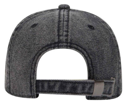 Otto 6 Panel Low Profile Snow Washed Demin Cap
