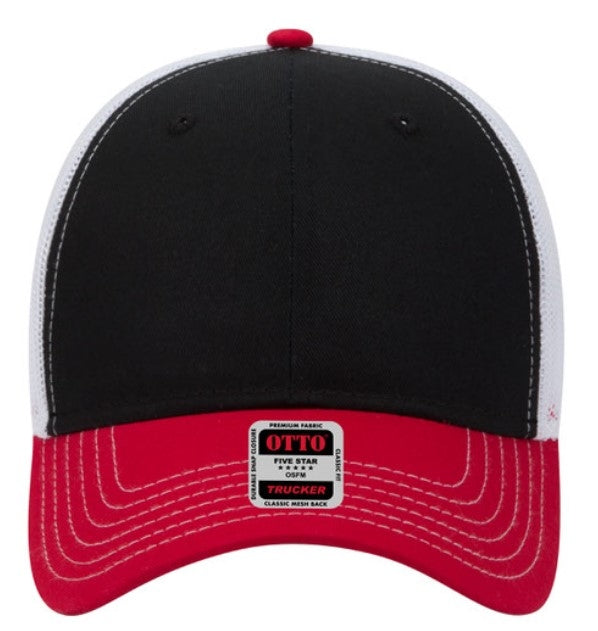 Otto 6 Panel Low Profile Trucker Mesh