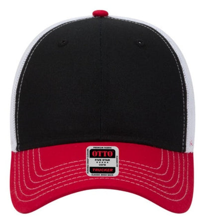 Otto 6 Panel Low Profile Trucker Mesh