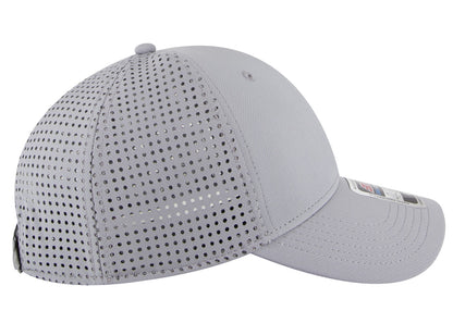 UPF 50+ Cool Comfort Stretchable Knit Perforated Back 6 Panel Low Profile
