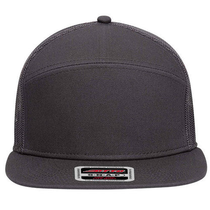Otto 7 Panel Trucker Mesh Flat Bill