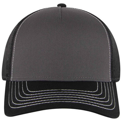 Otto Cotton Twill 5 Panel Low Profile Mesh Back Trucker Hat (Replaces 102-1318)