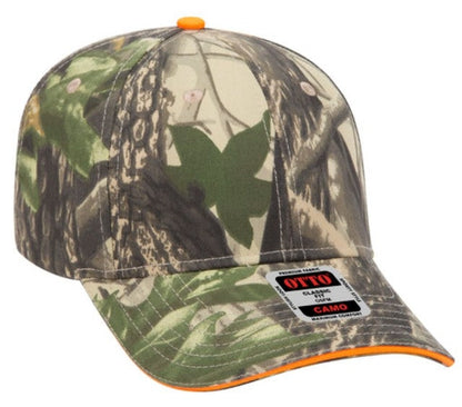 OTTO Cap Camouflage 6 Panel Low Profile Baseball Cap