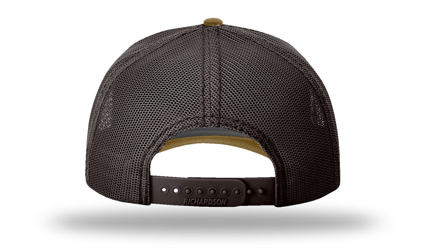 Richardson Hawthorne Workwear Waxed Cotton Trucker Mesh Hat