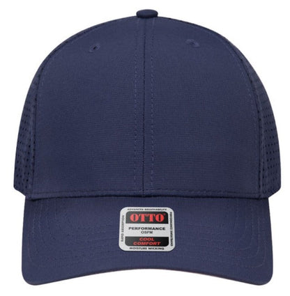 OTTO Cap 6 Panel Mid Profile Perforated Mesh Back Panels Hat