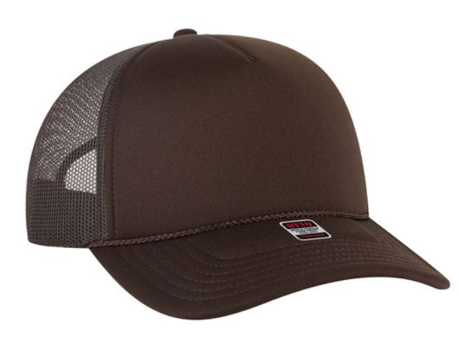 OTTO Cap 5 Panel Low Profile Mesh Back Trucker Hat