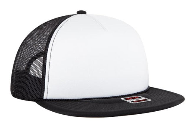 OTTO 5 Panel Foam Front Mesh Back Trucker Snapback Hat