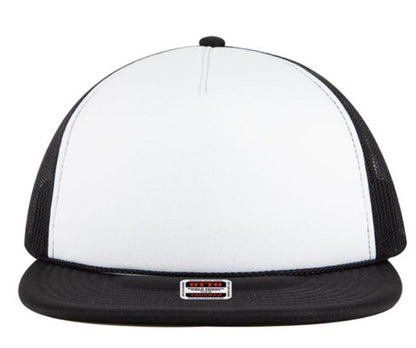 OTTO 5 Panel Foam Front Mesh Back Trucker Snapback Hat