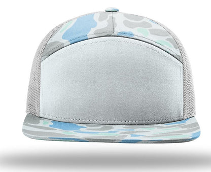Richardson Printed 7 Panel Trucker Mesh Back Hat