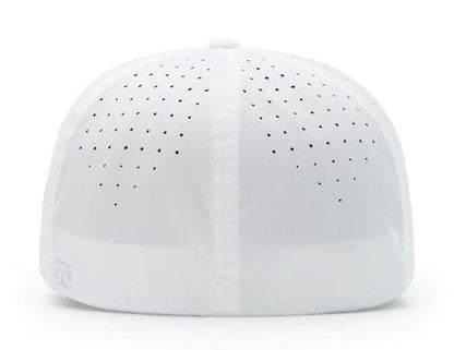 Richardson Solid White Performance Ignite Lt Laser Perf Official's Cap