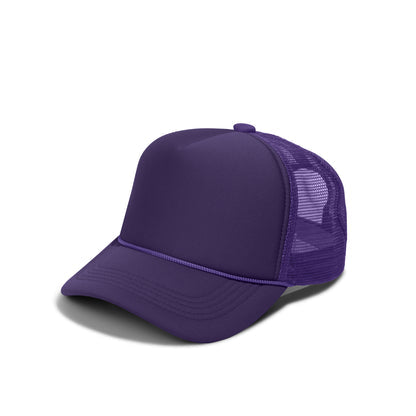 BASIC CAPS - Plain Foam Trucker Hat 8004
