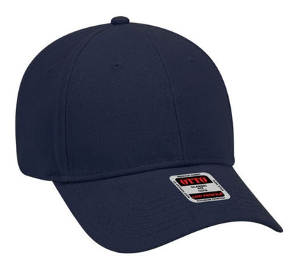 Otto Brushed Bull Denim Low Profile Baseball Cap  19-004