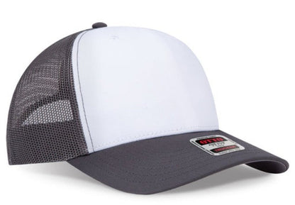 Otto Seamless 6 Panel Mid Profile Mesh Back Trucker Hat 1120-1