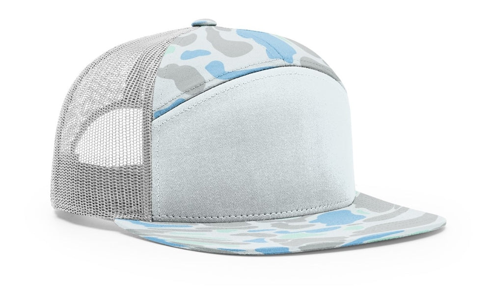 Richardson Printed 7 Panel Trucker Mesh Back Hat 168P