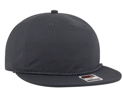 OTTO Cap 5 Panel Pro Style Roped Snapback Hat 9505-3