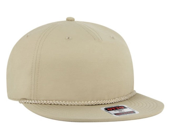 OTTO Cap 5 Panel Pro Style Roped Snapback Hat 9505-3