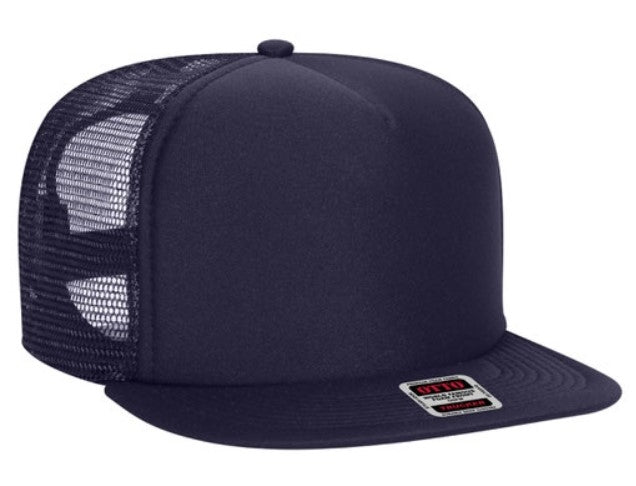 Budget Caps | Otto Foam Front Flat Visor High Crown Golf Style Mesh Back 132-1037