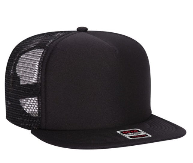 Budget Caps | Otto Foam Front Flat Visor High Crown Golf Style Mesh Back 132-1037