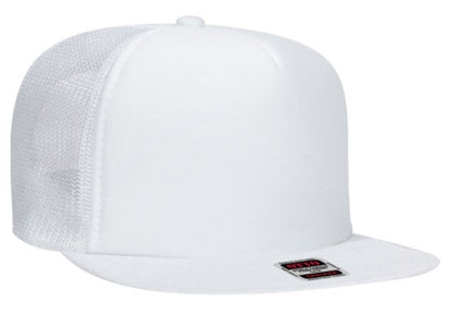 Budget Caps | Otto Foam Front Flat Visor High Crown Golf Style Mesh Back 132-1037