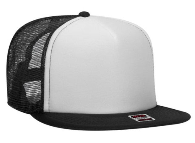 Budget Caps | Otto Foam Front Flat Visor High Crown Golf Style Mesh Back 132-1037