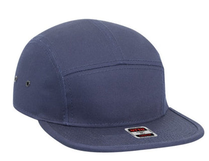 Otto Cotton Camper Square Flat Visor Hat   151-1098