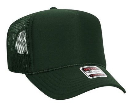 Budget Caps | Otto Foam Front High Crown Golf Mesh Back Caps 39-165