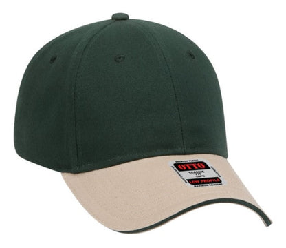 Blank Caps | Otto Brushed Cotton Twill Sandwich Visor Low Profile  23-430