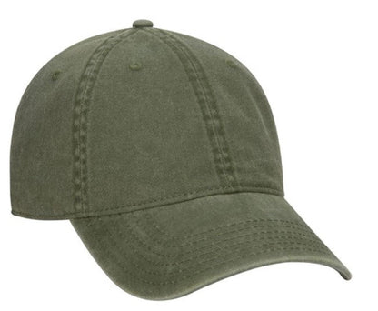 Otto Washed Pigment Dyed Cotton Twill Low Profile Pro Style 18-711