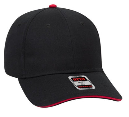 Blank Caps | Otto Cotton Twill Sandwich Visor Low Profile Pro Style 23-434
