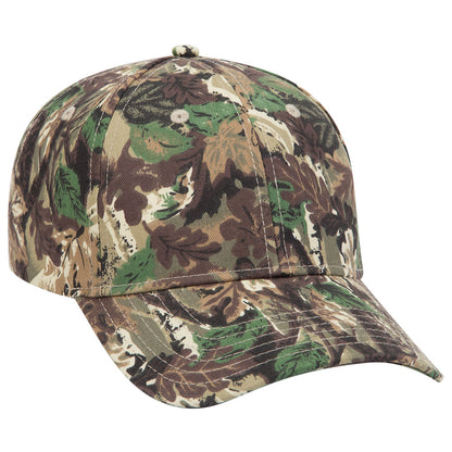 Otto Camouflage Cotton Twill Low Profile Pro Style 78-353