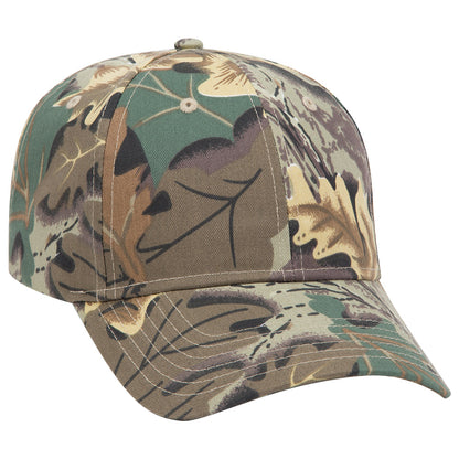 Otto Camouflage Cotton Twill Low Profile Pro Style 78-353
