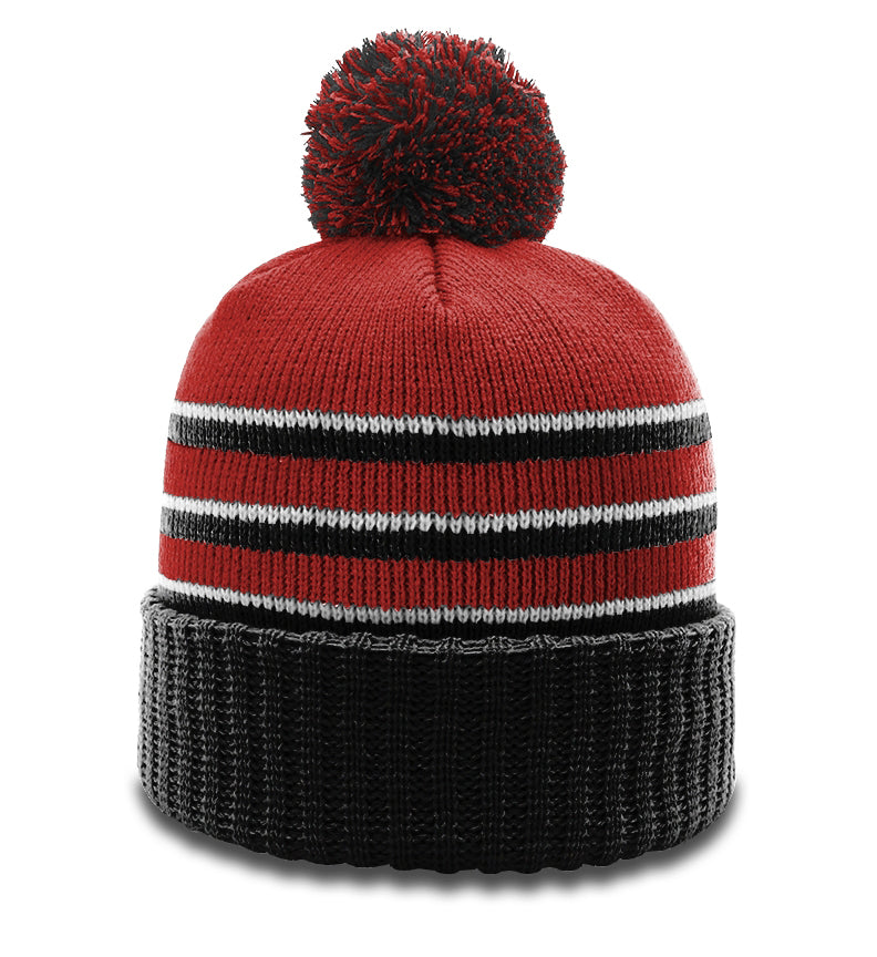 Richardson Pom Pom Knit With Cuff 12 Inch