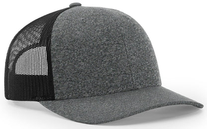 Richardson Low Profile Heather Trucker Cap 115CH