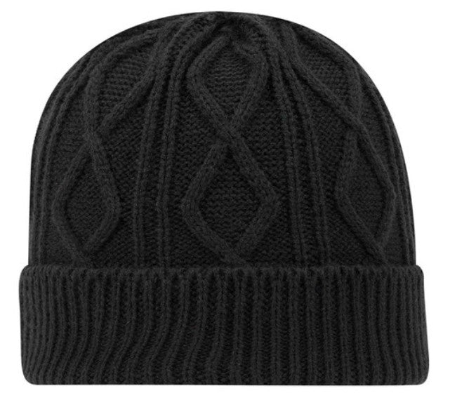 Otto Acrylic Knit Cable Knit Beanie
