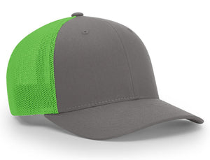 Split Charcoal/Neon Green